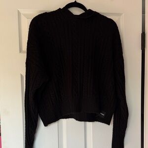 DKNY Black V-Neck Sweater
